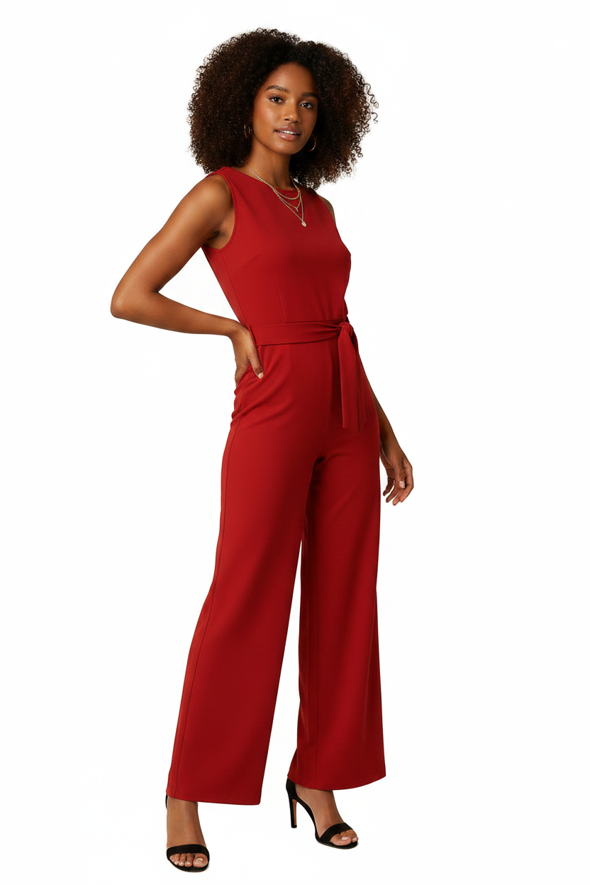 Casual Jumpsuit Dames Sienna | Zwart Rood Beige Groen | S–XL | Valoryn