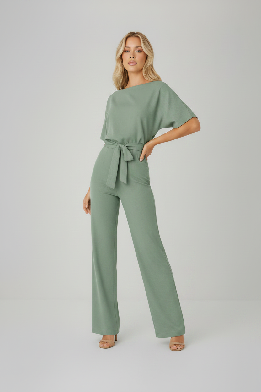 Casual Jumpsuit Dames Sienna | Zwart Rood Beige Groen | S–XL | Valoryn