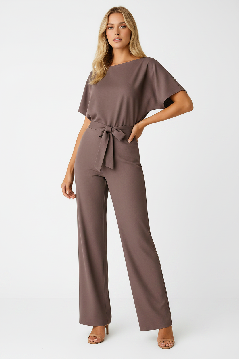 Casual Jumpsuit Dames Sienna | Zwart Rood Beige Groen | S–XL | Valoryn