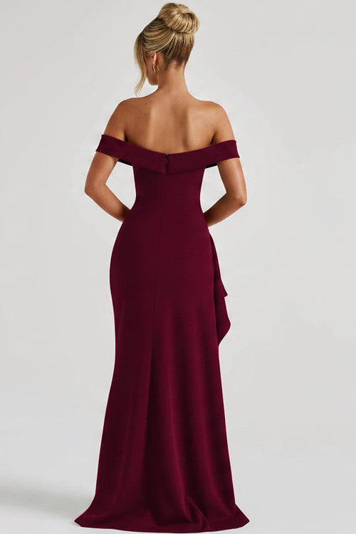 Elegante Bodycon Maxi Jurk met Split & Spaghettibandjes | Avond & Feest